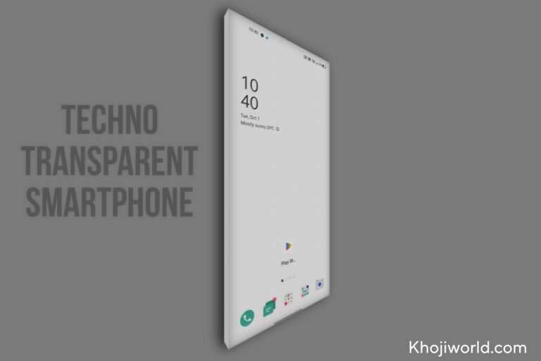 Techno Transparent Smartphone